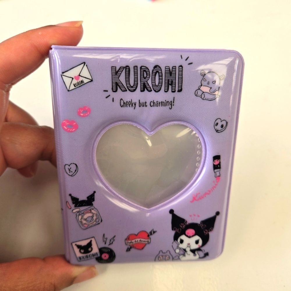 🍒🍒 Kuromi Mini Photo Album or Card Holder